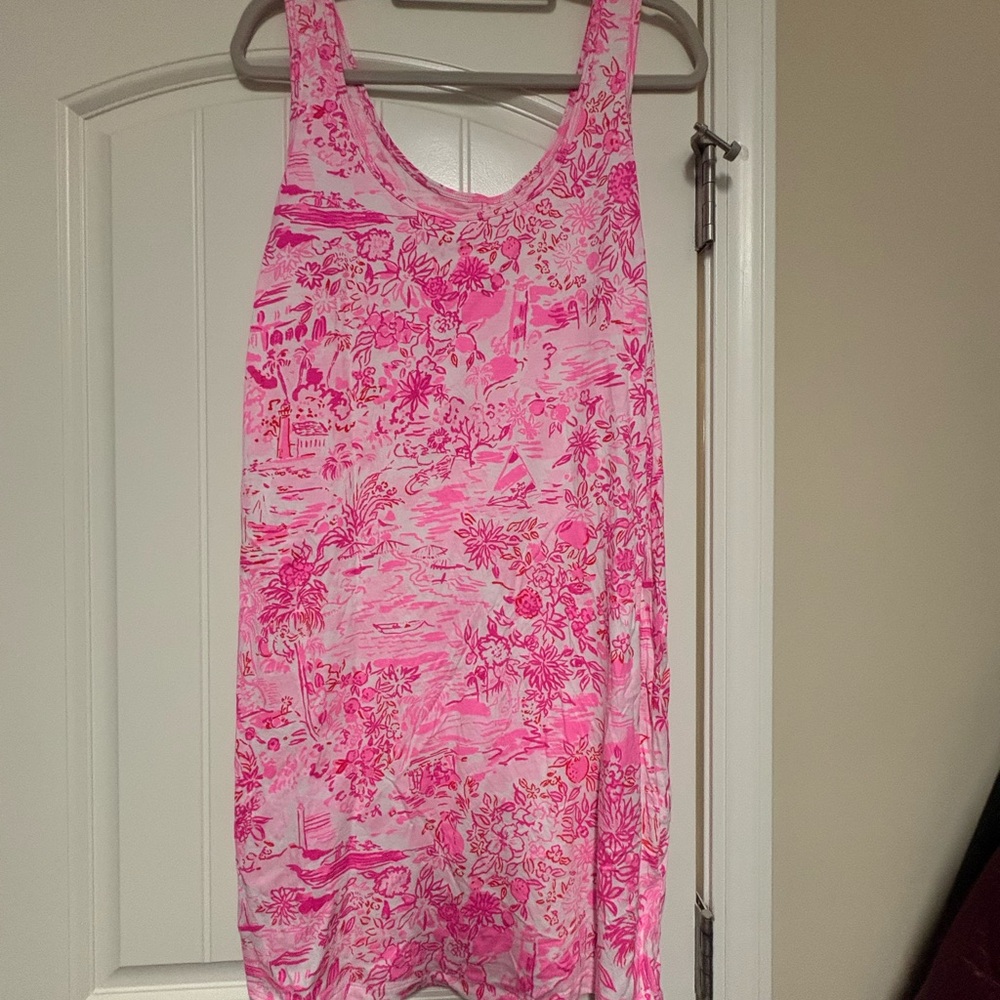 Lilly Pulitzer Pink Sleeveless Sundress Mini